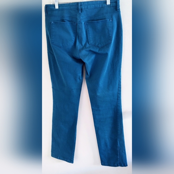 Gloria Vanderbilt women's misses size 6 Sadie aqua blue jeans. Stretch and slim. - Picture 6 of 10